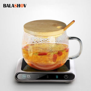 USB Potable Coffee Mug Cup Warmer for Office Desk Use Home Office Smart Electric Beverage Warmer with 3 Temperature Settings