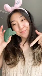 ส่งเร็วจากไทย🚚©️หินกัวซาทรงปลาโลมา (dolphin GuaSha)©️ เกรดคัดพิเศษ กัวซาหยกแท้ธรรมชาติ 100%