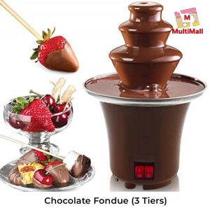 Mini Chocolate Fondue | Fountain Maker | Machine | House warming Gift | Birthday Party | Baby Shower Party | Chocolate Tower | Chocolate Fondue Set |Chocolate Fountain Fondue | Chocolate Fondue Machine