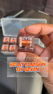SEVEN RELAY KLAKSON TRANSPARAN 12 VOLT UNIVERSAL MOTOR