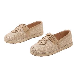 ST&SAT | Breathable Straw Slip-On Espadrilles