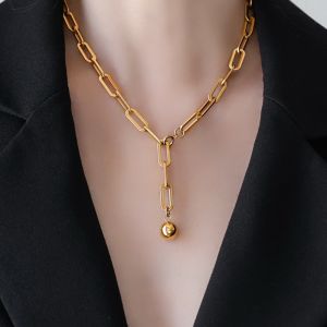 KUZH | Color-fast 18k Gold Plated Chain Necklace