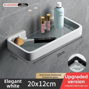 Wall-Mounted Bathroom Storage Rack For Cosmetics