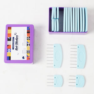 20pcs Premium Stainless Steel Knitting Blockers Set with Blocking Combs & Mats in 2 Sizes Ideal DIY Knitting Crocheting Supplies