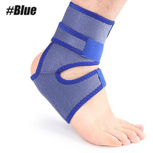Ankle Brace with Silicone Heel Pad – Adjustable Compression Sleeve for Plantar Fasciitis – Breathable Support Wrap for Men Women