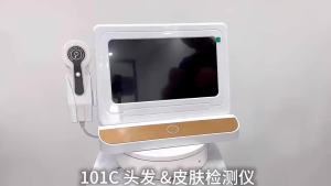 Máy Phân Tích Da Và Tóc Kỹ Thuật Số HD Màn Hình 10 Inch Camera Chuyên Nghiệp Soi Da Đầu Và Tóc Độ Phóng Đại 50/200X Thiết Bị Kiểm Tra Độ Ẩm Và Dầu Nang Tóc