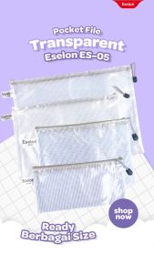 Pocket File Jaring Transparan A5: ES05 A5 ESELON