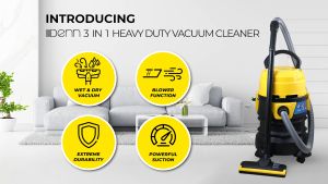 DENN VC-3218YL 3 in 1 Vacuum Cleaner(Dry/ Wet/ Blow)