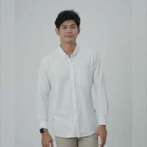 JB Kemeja Pique Panjang PSY White
