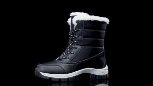 Snow Proof Water Resistant Waterproof Winter Snow Non Slip Ankle Boots Inner Fur Thick Women Kasut Salji Musim Sejuk Perempuan Warm Lightweight Winter Boots For Ladies Thermal Fleece Cold Resistant Anti Slip Snow Boots Women Kasut Snow 冬天鞋子 防水雪地靴女