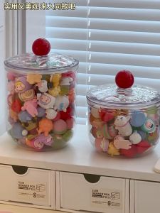 Pop Bean Storage Box Display Organizer Transparent Large Capacity Stackable Waterproof Pop Mart Dustproof  萌粒收纳盒带盖透明防尘