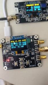 2.5KHz–6000MHz Signal Generator MAX2871 Sine Wave SI5351 Square Wave Clock Source RF Digital Attenuator FOR Ham Radio Amplifier