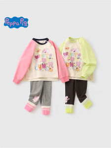 Peppa Pig | Bộ Đồ Thể Thao Mới Thời Trang Cho Trẻ Em vào Mùa Xuân