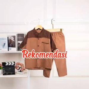 Pakaian Muslim Anak / Koko Anak Laki Laki Trendy [ pilih warna ]