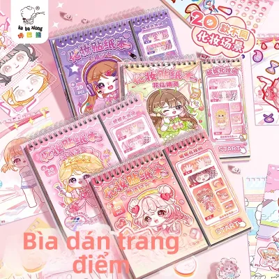 KABAXIONG | Sách Dán Nhãn Đồ Chơi Trang Phục Công Chúa Dễ Thương