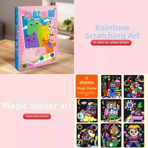 WEIBAI | DIY Graffiti Scratch Art Drawing Children Toy