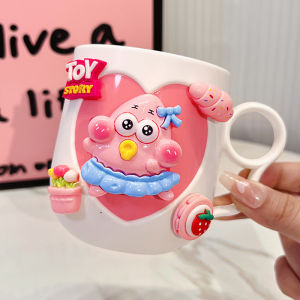 Cute Cartoon Childrens Toothbrush Cup Boys Girls Student Dormitory Washing Cup Dental Cylinder Plastic Bathroom Accessories