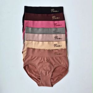3 Pcs Celana Dalam Wanita Piaoli Polos Katun Rajut Lembut 418