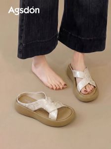 Agsdon | Thick Sole Slip-On Sandals