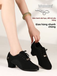 WUNUO | Professional Womens Dance Shoes Latin Square Dancing