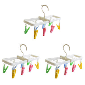 Portable Foldable Mini Clothes Hanger for Travel Business Trip Underwear Socks Windproof Drying Rack Dormitory Socket Interior Design