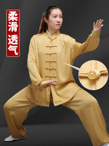 ชุดปั้นจั่นไทเกียว Acetate Ice Silk สำหรับผู้ชายและผู้หญิง ชุดปั้นจั่นไทเกียวแบบใหม่ในช่วงฤดูร้อน ชุดปั้นจั่นไทเกียวสุดหรูสำหรับฝึกซ้อม