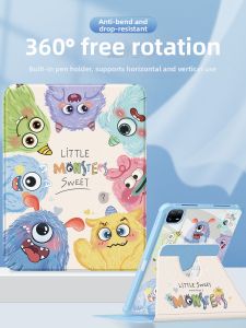 Q-BOSS | Protective Case with Pen Slot for Xiaomi Pad 7/6 Pro 11 Inch Silicone Anti-Shock