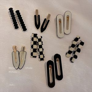 Side Duckbill Hair Clip Womens Seamless Hair Card One Word Popular 2024 New Forehead Clip Korean Style Fresh out Fashion Accessory