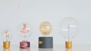 Retro Classic Usb Rechargeable Bedside Energy Saving Creative Night Light French Life Romantic Stars Cafe props table lamp Ambient