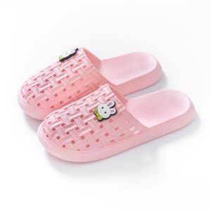 Summer Ladies Cute Platform Thick Bottom Anti-Slip Mid-High Heel Indoor Outdoor Casual Single Strap Slippers Home Slippers