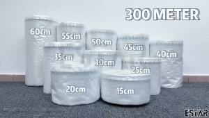 300m All Size Inflatable Bubble Wrap Inflatable Air Packaging Air Bubble Plastic Wrap Air Wrap AB03