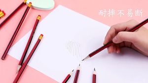 HB พร้อมยางลบ เครื่องเขียนเกรด A รูปแบบ 6080 HB ดินสอไม้ พร้อมส่งในไทย