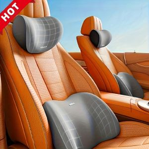 Car lumbar support car seat cushion drivers seat backrest car waist cushion lumbar support waist protector cushion