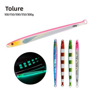 Mồi Câu Kim Loại TOLU Chìm Nhanh Dành Cho Câu Cá Biển Sâu Tầm Xa Trọng Lượng 100g-300g Có Phát Quang Câu Cá Trên Thuyền.