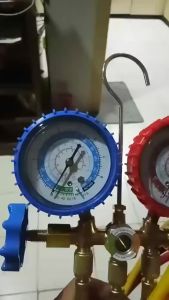 (COD) R134A Aircon Manifold Gauge Freon Pressure Gauge AC Manifold Gauge Set