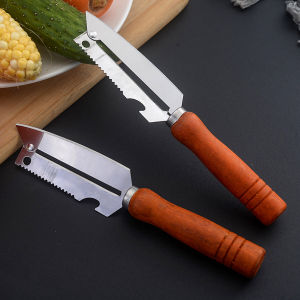 ZEO Stainless Steel Kitchen Vegetables and Fruit Peeler Cutter Grater