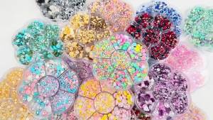 5600Pcs ABS Flatback Rhinestones Half Round Pearl Beads For DIY Weeding Dress Make Up Nail Art Decoration F0517