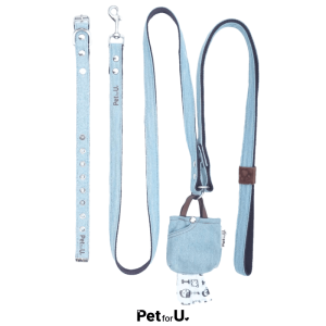 Original Pet Cowboy Dog Bandana Triangle Scarf Brand Satchel Hands-Free Leash Poop Bag Harness Casual Dog Clothing for Outdoor Activities