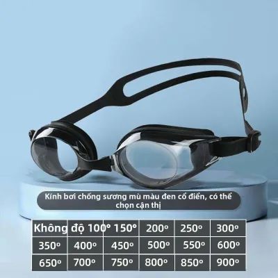 Kính Bơi Chống Nước Chống Mờ Kính Cận Rõ Ràng