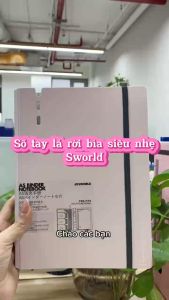 Sổ Tay Lá Rời Bìa Siêu Nhẹ Khổ A5 Sworld ST6091 - Gáy Còng Bìa Cứng Màu Pastel Có Thun Cài Tiện Lợi