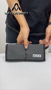 กระเป๋าจัดระเบียบอุปกรณ์มือถือ อุปกรณ์อิเล็กทรอนิสก์ ซองPower bank สายชาร์จ หัวชาร์จ ฮาร์ดดิสก์ USB SD การ์ด หูฟัง ซองมือถือ เคสแบตสำรอง