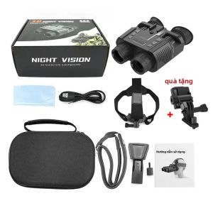 Kính Nhìn Đêm 3D NV8000 Gắn Mũ Bảo Hiểm Kính Hồng Ngoại HD Di Động Sạc Lại Được Dùng Cho Săn Bắn Cắm Trại Sử Dụng Chiến Thuật