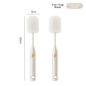 HALEXIONG | 2-in-1 Water Cup Cleaning Brush Long Handle