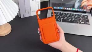 Card Slot Bag Fold Flip Holder Bracket Phone Case For Samsung Galaxy S26 S25 S24 Plus S23 S22 Ultra Armor Shockproof Back Cover
