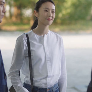 เสื้อเชิ้ตคอปกกลมสีขาวสไตล์ฝรั่งเศสสำหรับผู้หญิงในฤดูใบไม้ร่วง 2025 ของ Starling Fairy แฟชั่นลำลอง เสื้อผ้าทำงาน