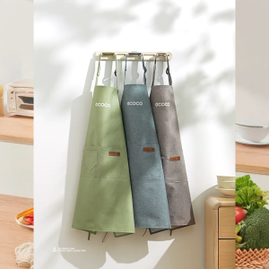 ECOCO Halterneck Waterproof Apron - Celemek Anti Air Model Kalung Leher / Celemek Waterproof Halterneck / Celemek Tahan Air Gaya Leher / Celemek Anti Air Tali Leher / Celemek Dapur Model Halterneck Anti Air