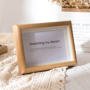 SHANCHEN | Creative Hollow 3D Picture Frame with Dry Flowers A4 Size Wall Hanging
