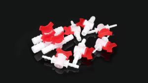 1pcs PVC Hose Barb Two Way Plastic Ball 4mm 6mm 8mm 10mm 12mm 16mm 20mm 25mm Valve Aquarium Garden Micro Irrigation Connector