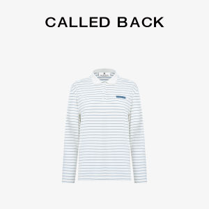 CALLED BACK | Casual Stylish Slim Fit Polo Collar Striped Long Sleeve Knitwear