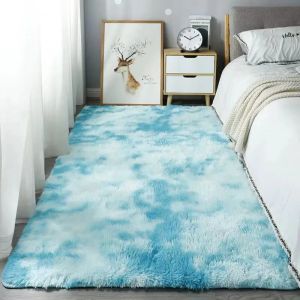 VIKAMA Fluffy Rugs Shaggy Bedroom Area Rugs Shaggy Non-Slip Rugs Machine Washable Soft Shaggy Rugs Modern Soft Plush Rugs